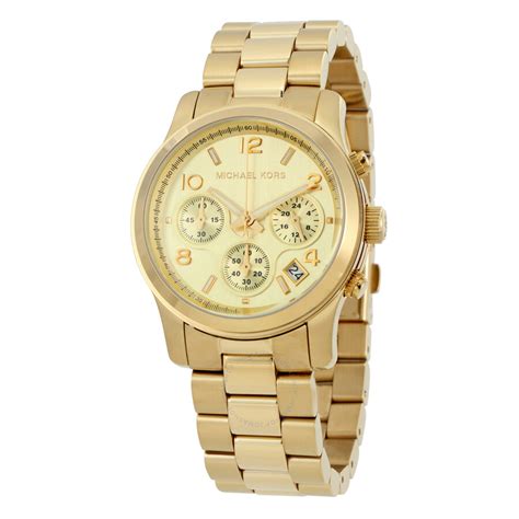 michael kors damenuhr gold mk 5055|Michael Kors Runway Watch .